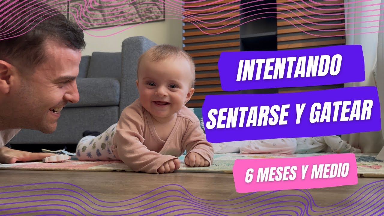 BEBES aprenden a sentarse y GATEAR