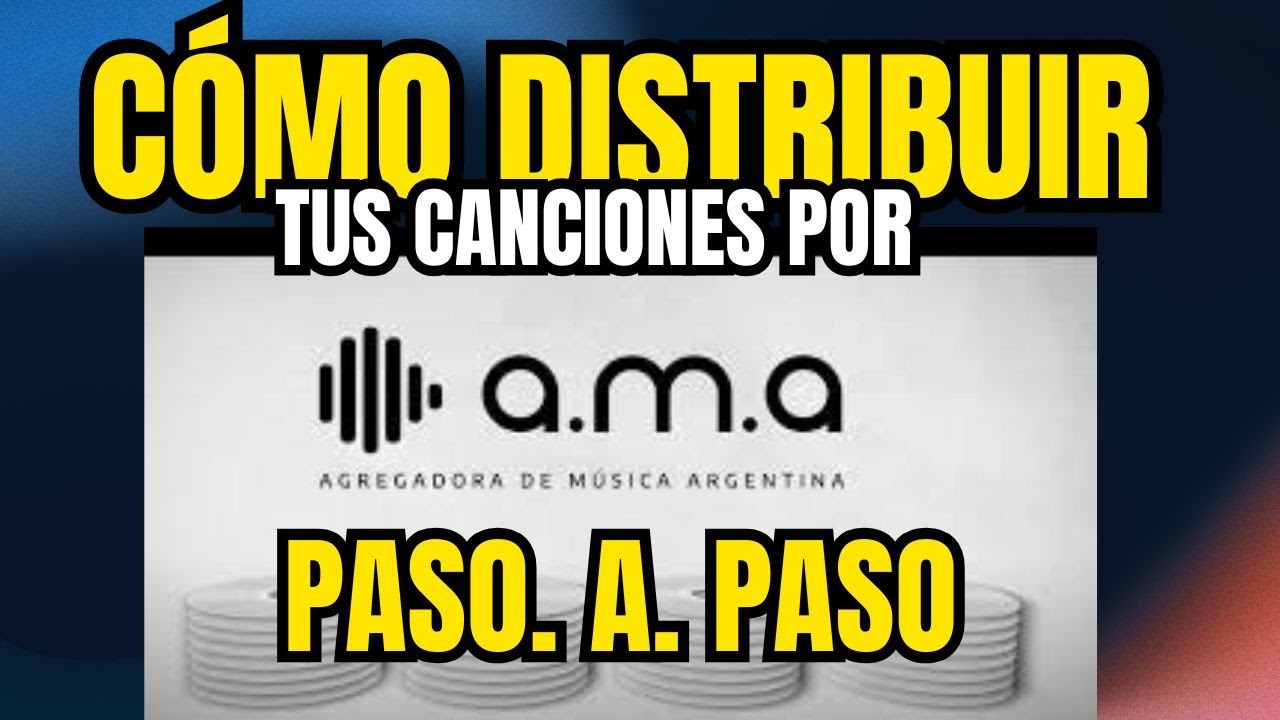 Cómo distribuir tu música en AMA paso a paso 🇦🇷 | Tutorial completo + Checklist