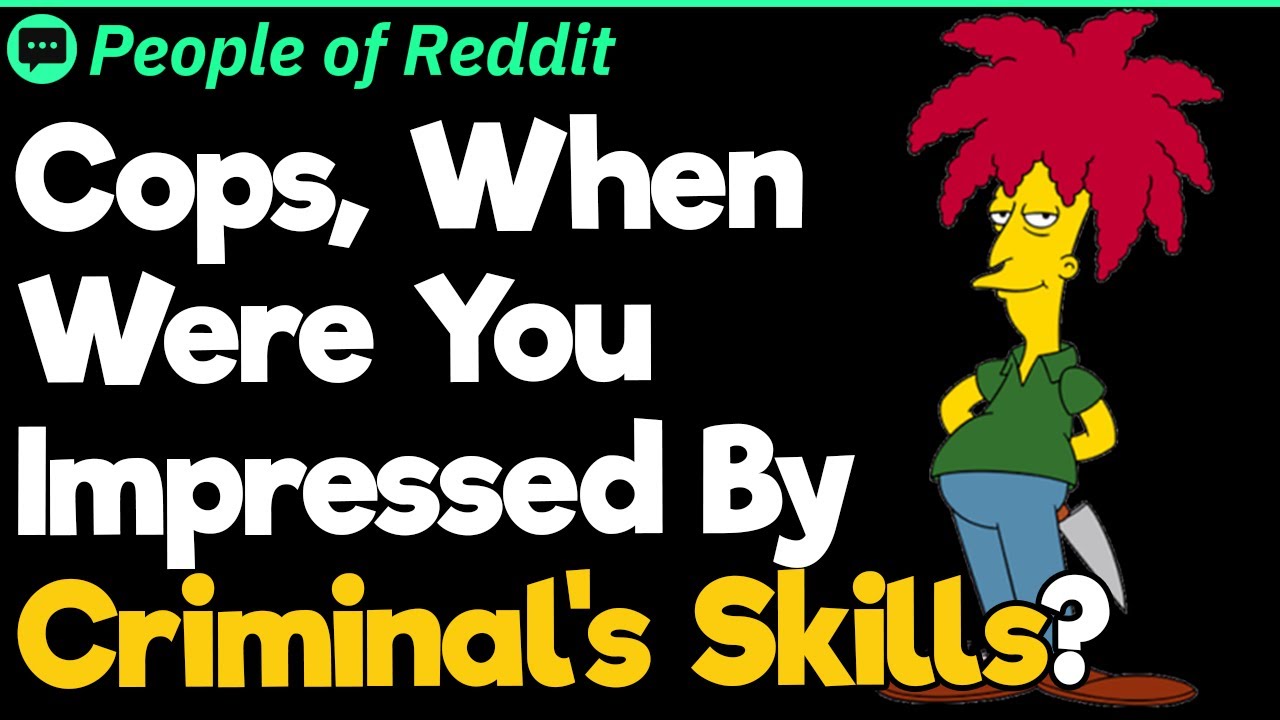 Cops, When Were You Impressed By Criminal's Skills?