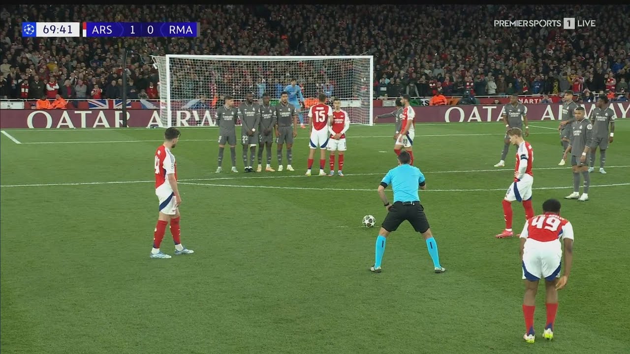 Declan Rice vs Real Madrid (08/04/2025) HD 1080i By 7khez