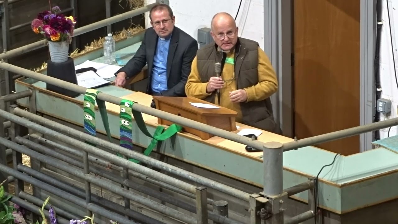 Rev Cannon Alan Robson Sermon at Bakewell Livestock Market 2022