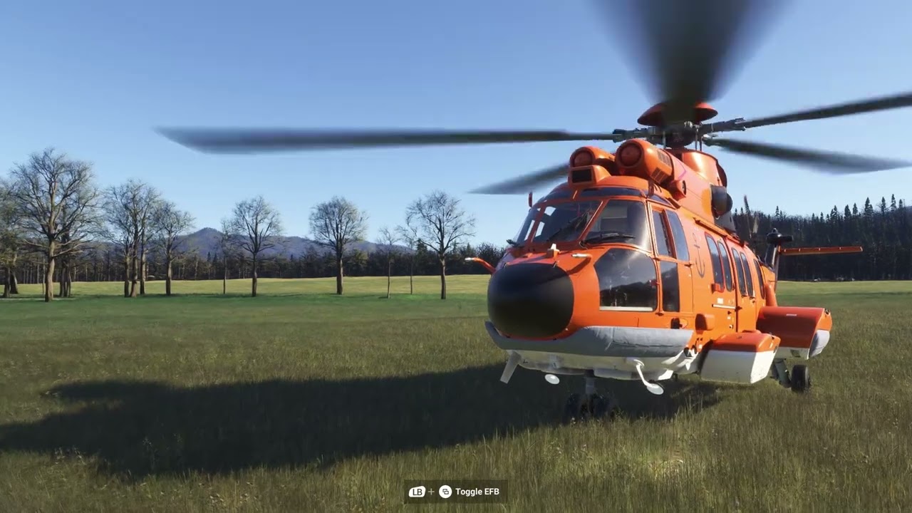 Microsoft Flight Simulator 2024 H225 Cades Cove Great Smoky Mountains TN