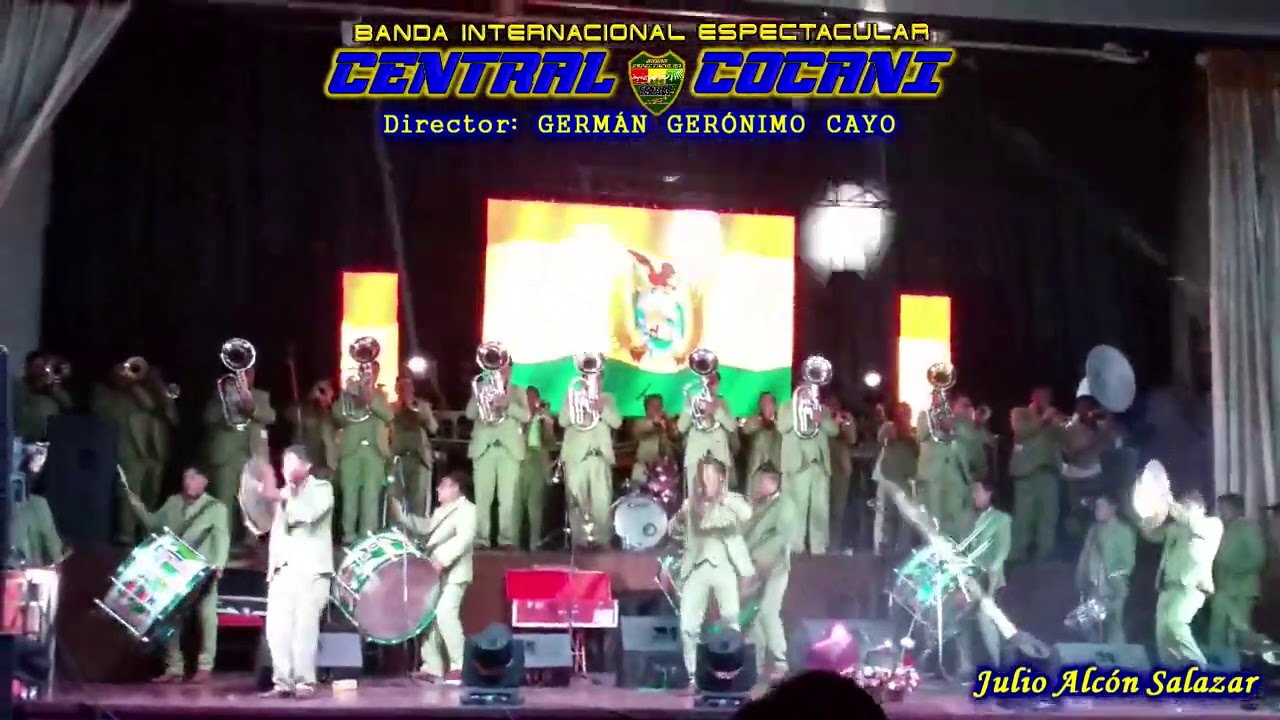 CHIQUITA ORUREÑITA; HOMBRE SOLITARIO (Morenadas de JOSÉ JACH'A FLORES) - BANDA CENTRAL COCANI 🔴🟡🟢