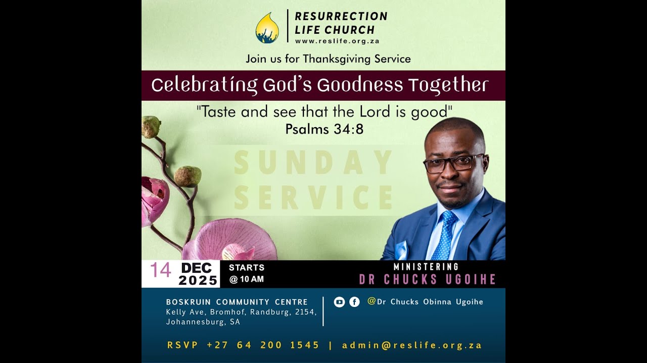 Celebrating God's Goodness Together - Thanksgiving Service