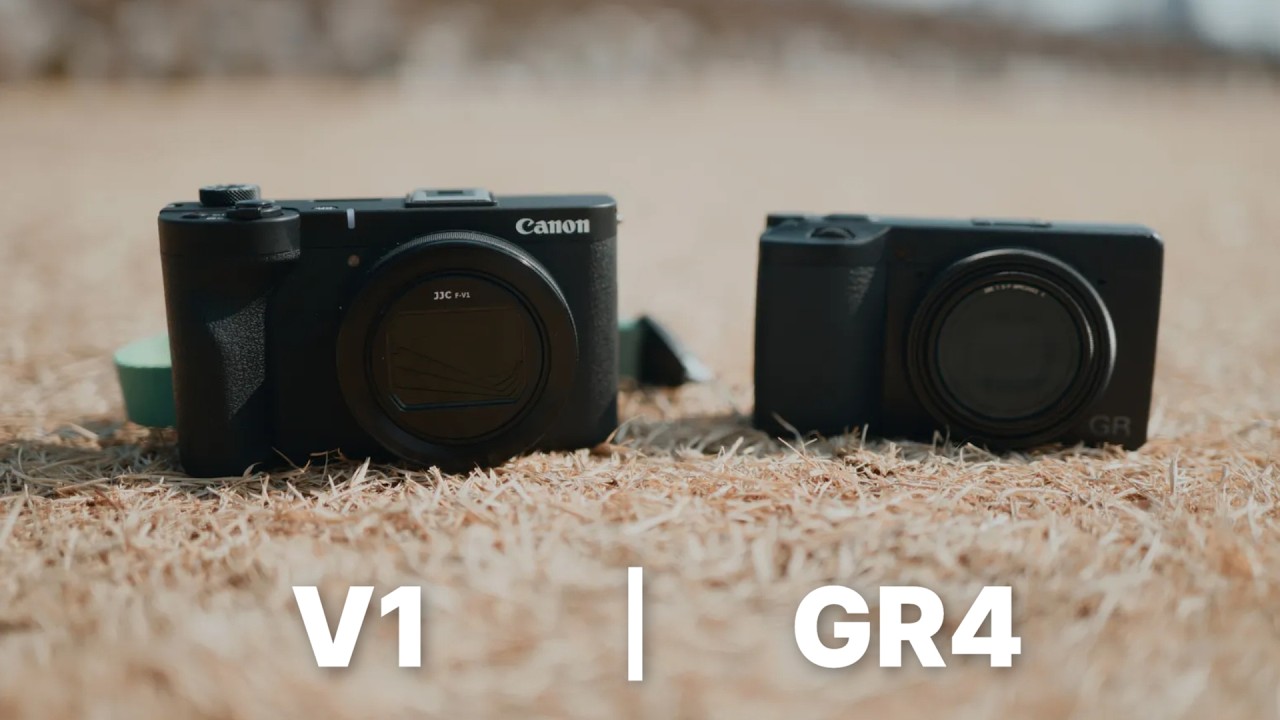 파워샷 V1 & 리코 GR4 보정없는 결과물 비교 (Powershot v1 &  RICO GR4)