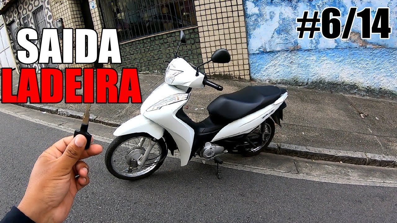 COMO SAIR DA LADEIRA COM A MOTO BIZ