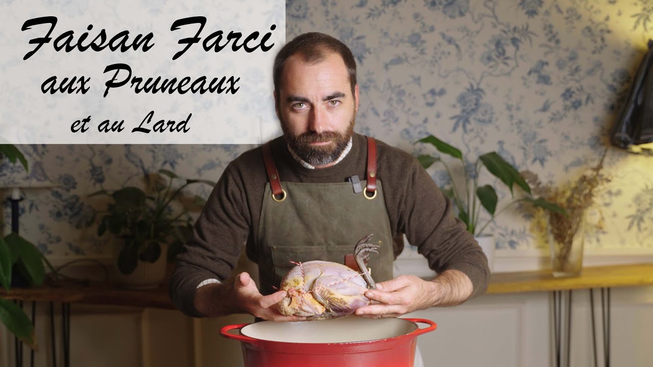 Recette Authentique de Faisan Farci au Lard et Pruneaux | Cuisine de Gibier Facile