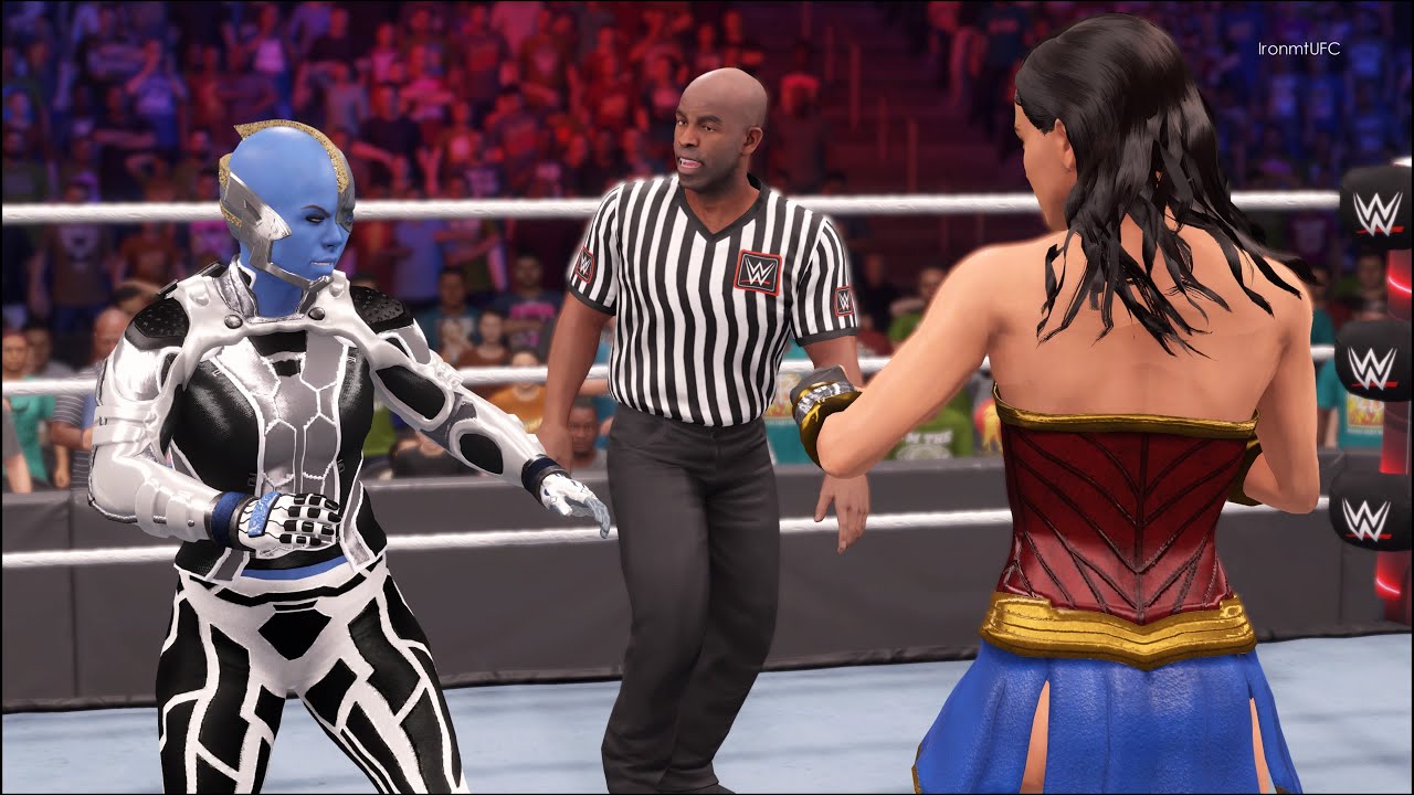 Wonder Woman vs. Nebula - WWE 2K22 - Full Match ⭐