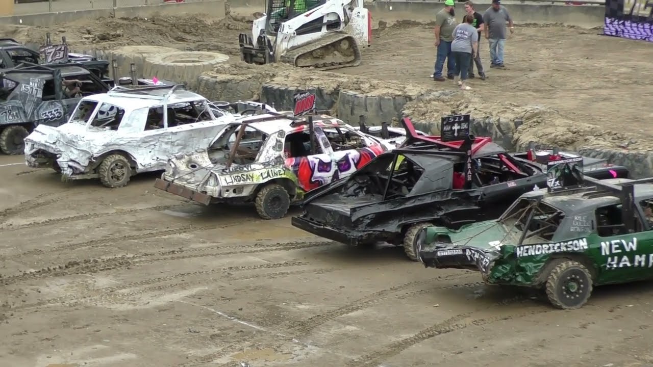 Old Iron Demolition Derby Cadillac-Imperial-Crown Vics! Hard Hitting and Fast Paced Action 2024 Demo