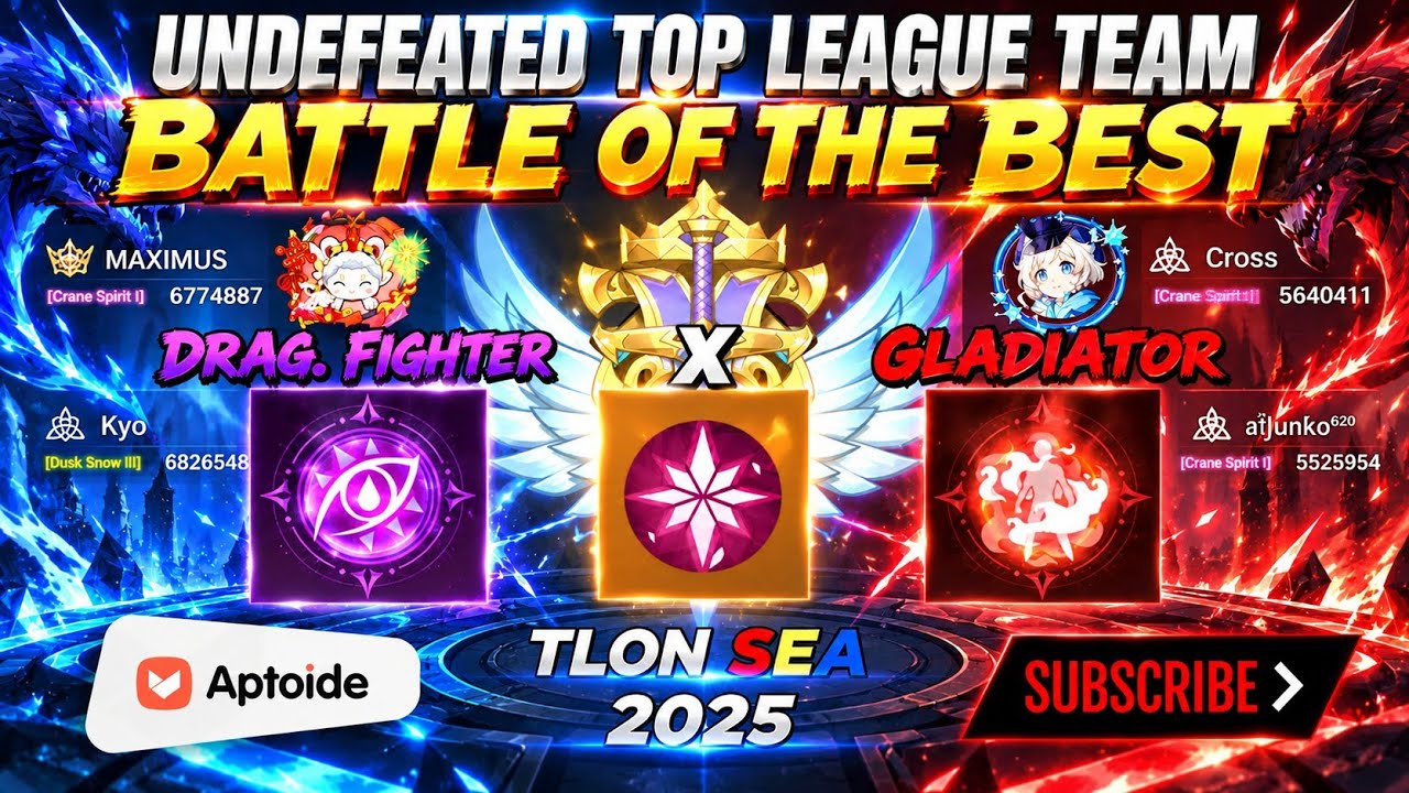 | DRAGON FIGHTER x GLADIATOR TOP LEAGUE | BATTLE OF THE BEST 517-520 | LEGEND OF NEVERLAND