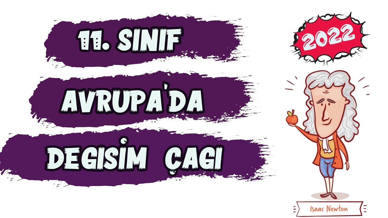 11. Sınıf Tarih 2. Ünite -1 Avrupa'da Değişim Çağı - 2022 TYT AYT