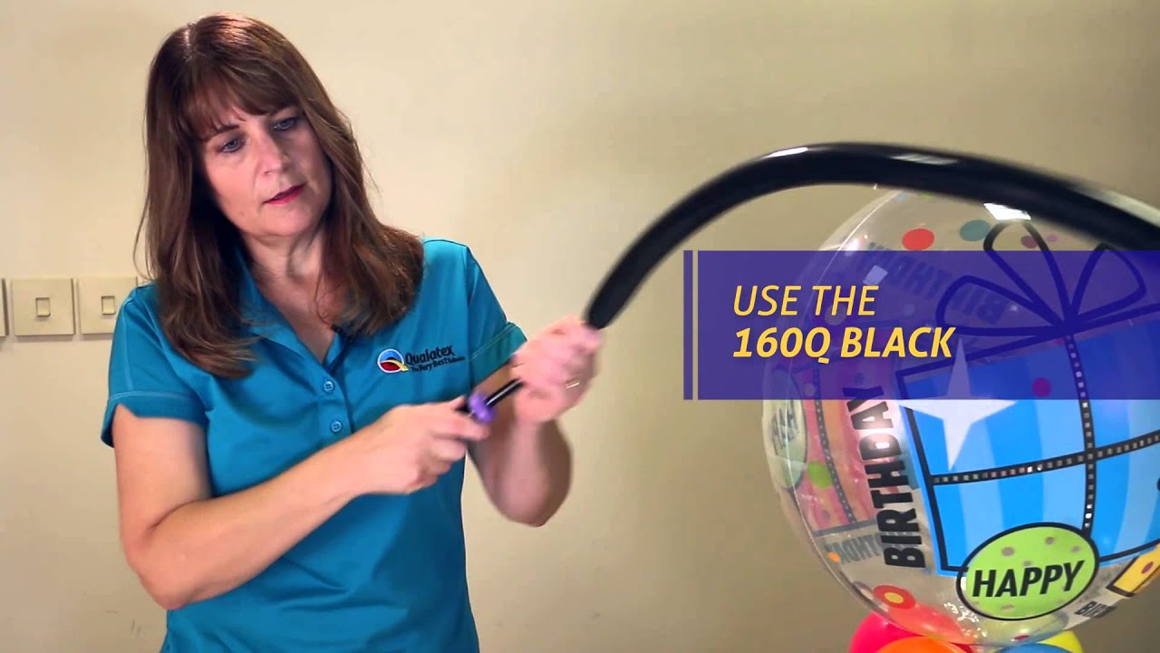 How to Create A Birthday Bow Bubble Balloon