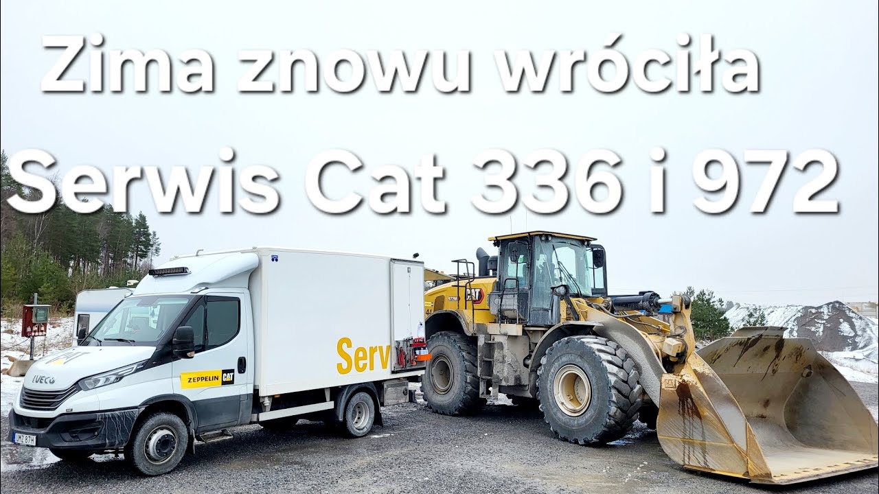 Zima znowu wr&oacute;ciła Serwis Cat 336 i 972Mxe