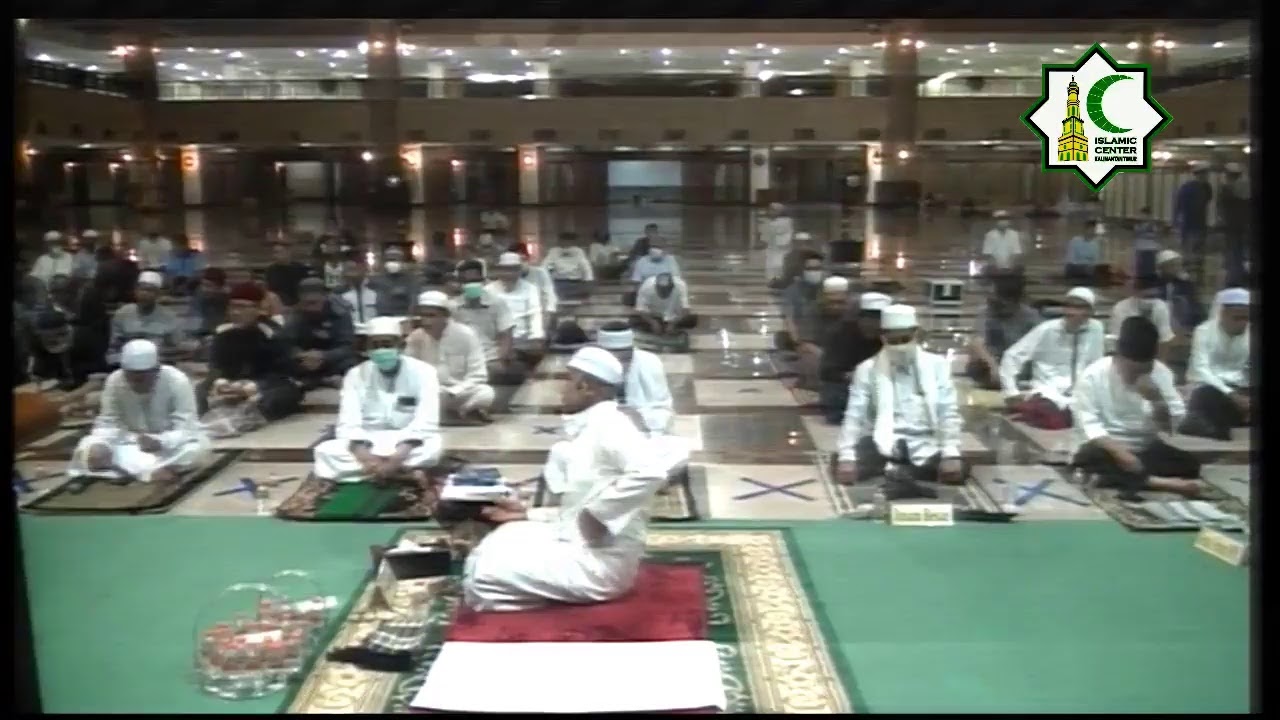 SHOLAT ISYA' DAN SHOLAT TARAWIH MASJID ISLAMIC CENTER KALTIM  - 13 APRIL 2021