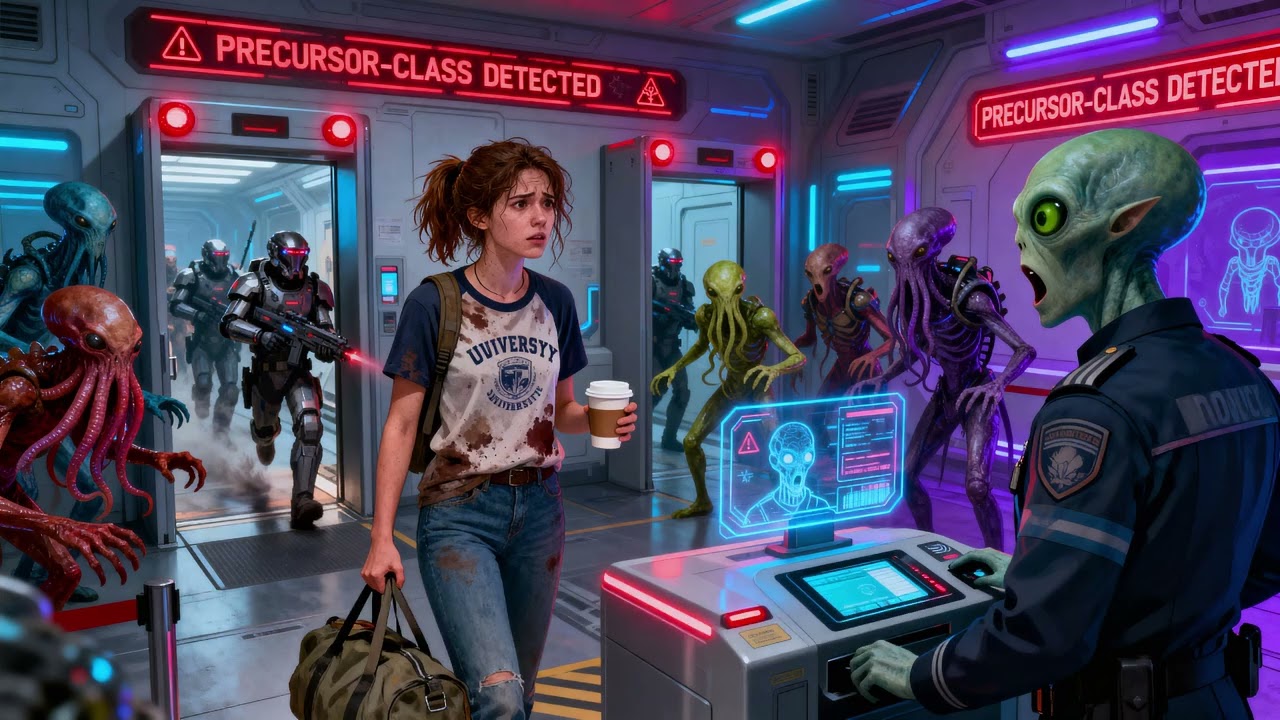 The Scanner Flagged Her as ‘Precursor-Class’ — She Asked If That Meant Free Coffee | A Short Sci-fi