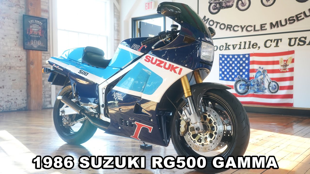 1986 SUZUKI RG500 GAMMA 4 ЦИЛИНДРА 500 куб. см 2 ТАКТ