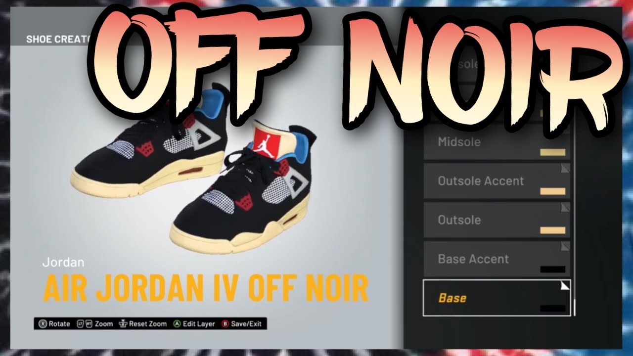 HOW TO MAKE Off-White Air Jordan 4 Union 