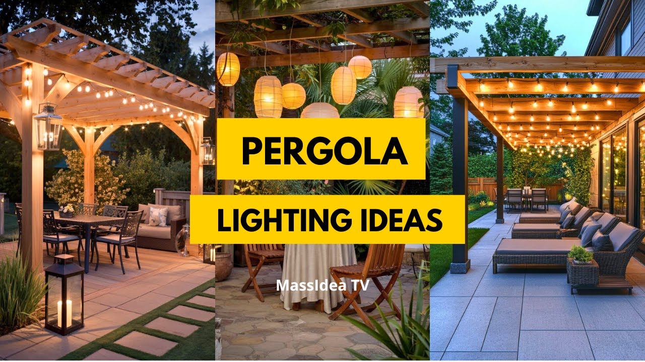 40+ Stunning Pergola Lighting Ideas to Make Your Outdoor Space Shine