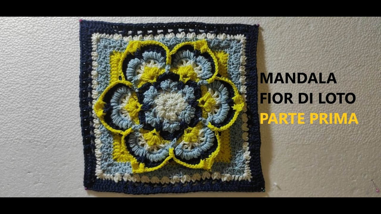 mattonella granny con fiore  - PARTE 1