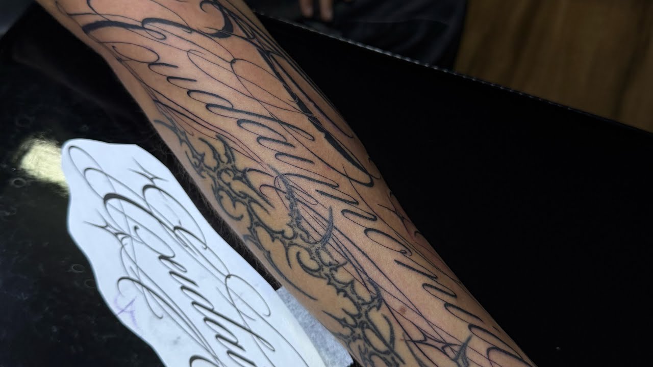 Letterning tattoo !