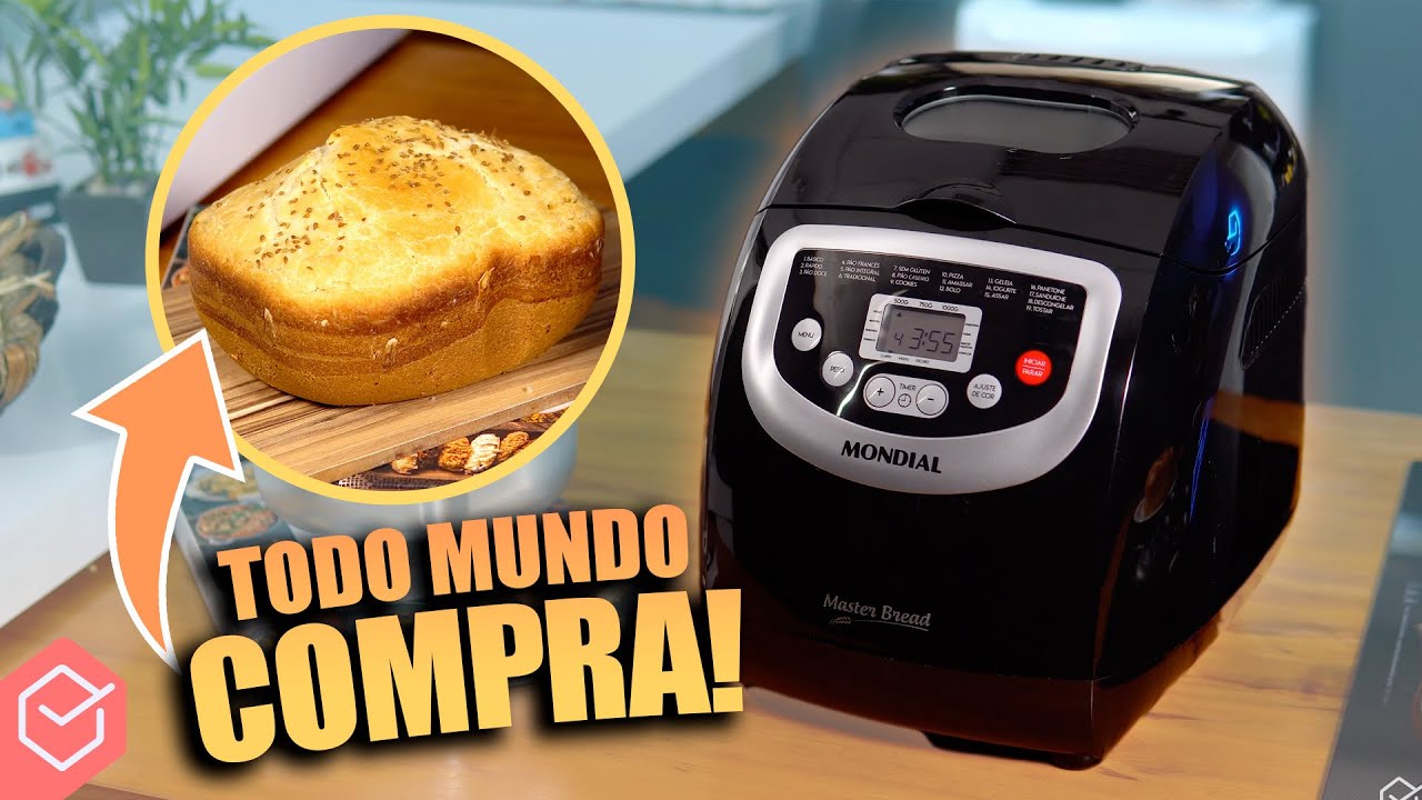 Por que TODO MUNDO COMPRA essa PANIFICADORA? // MONDIAL MASTER BREAD NFP-53 (máquina de fazer pão)