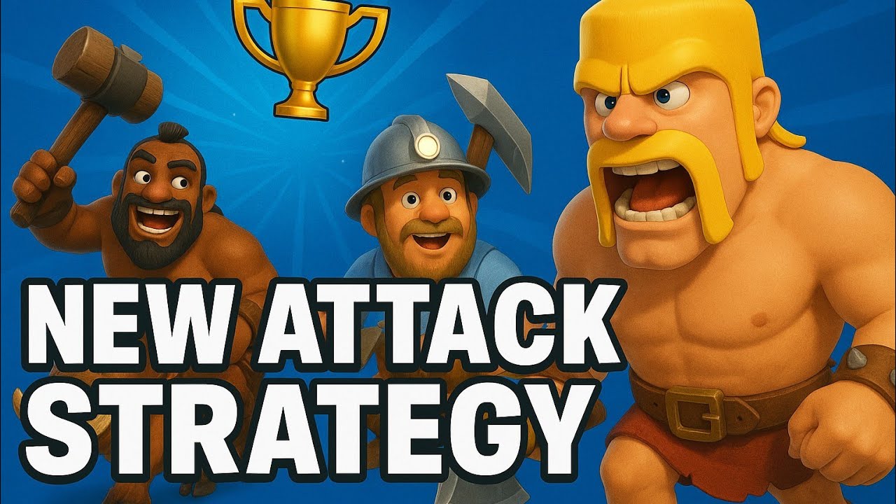 🔥 New Attack Strategy for Easy 3 Star | Hog Rider & Miner Combo | Clash of Clans 