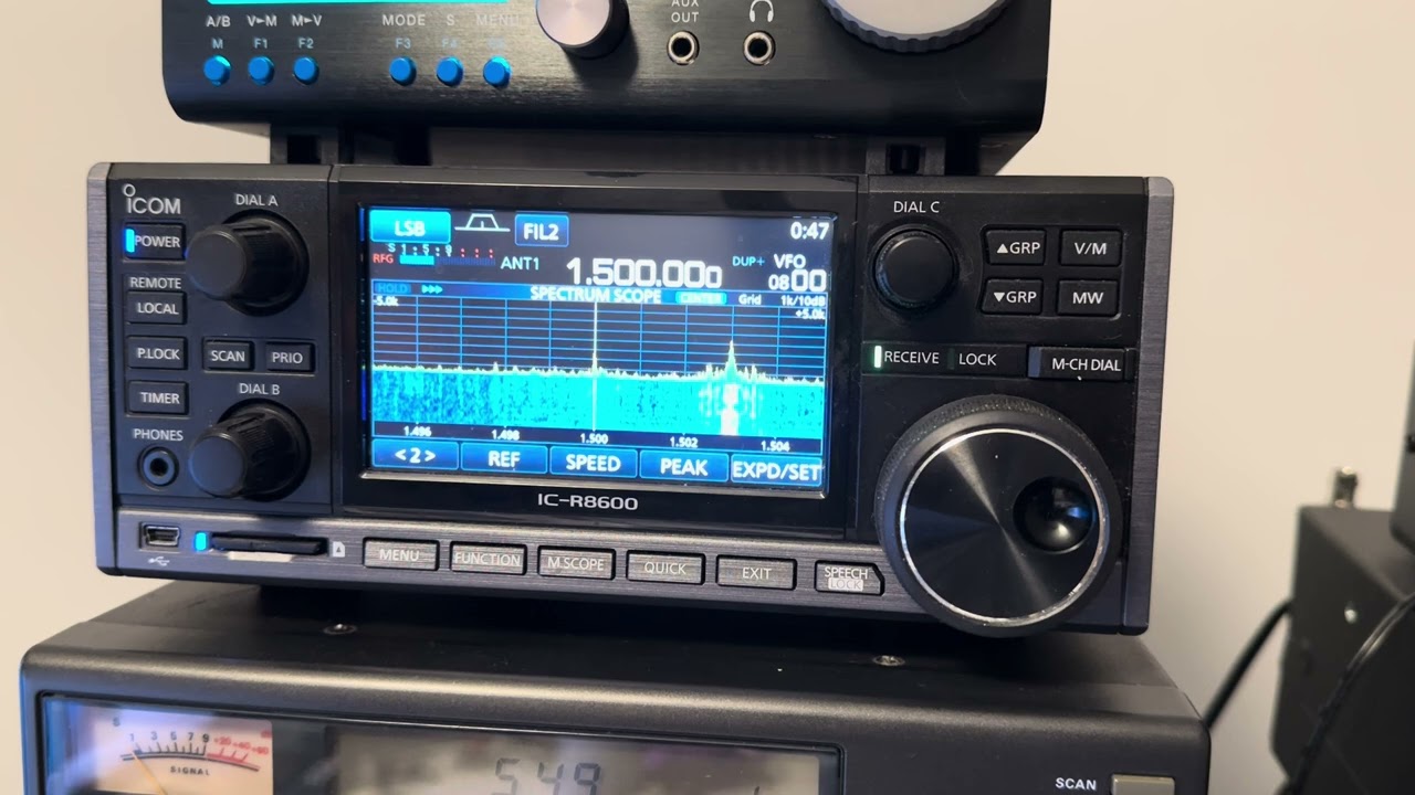 Medium wave signals from across the Atlantic Ocean: WFED 1500 kHz, Washington DC