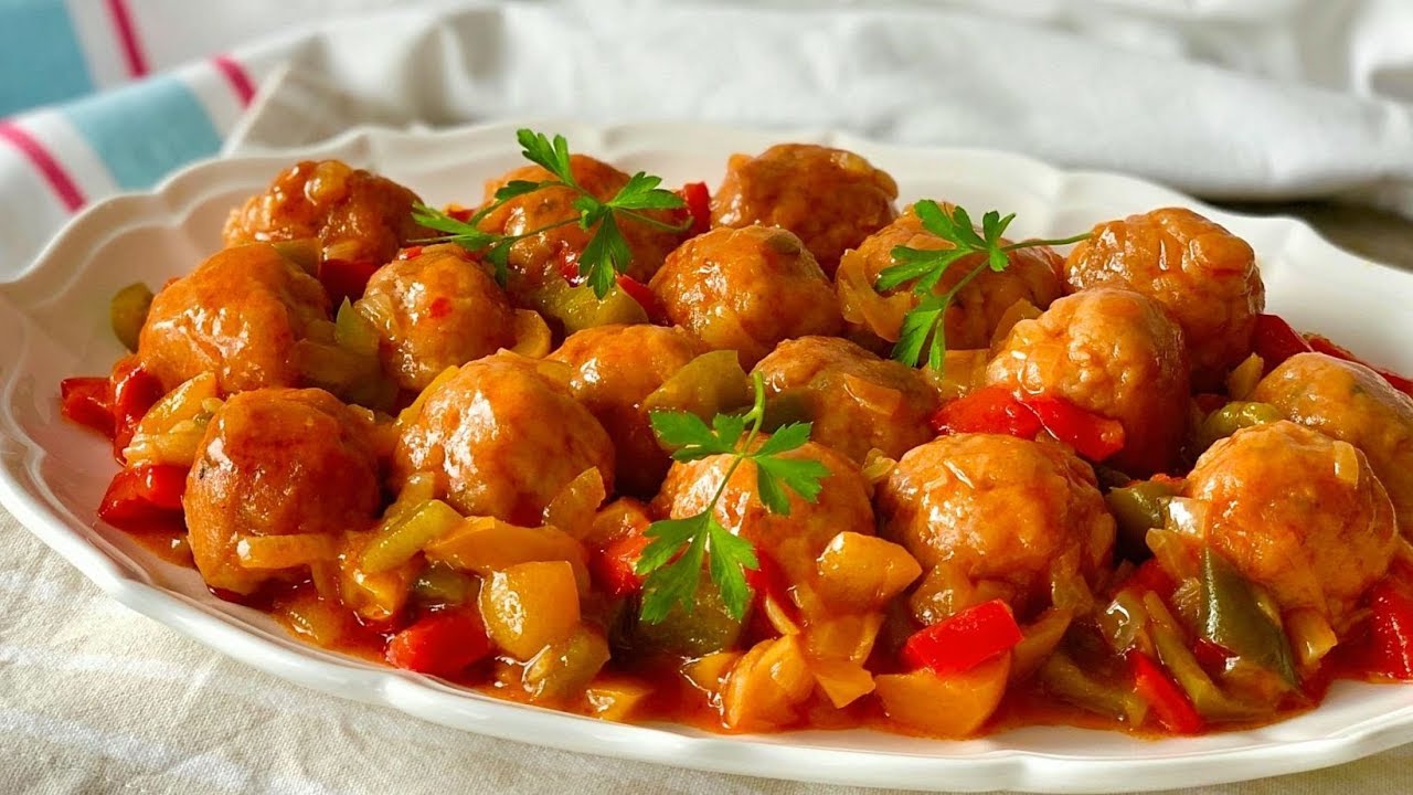 Cómo hacer ALBÓNDIGAS EN SALSA de pimientos  y MIS TRUCOS para congelar