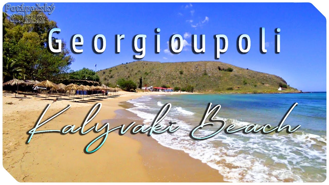 🇬🇷 CRETE, Georgioupoli, Kalyvaki Beach 2023, Greece - Kréta, letovisko Georgioupolis, Kalyvaki pláž