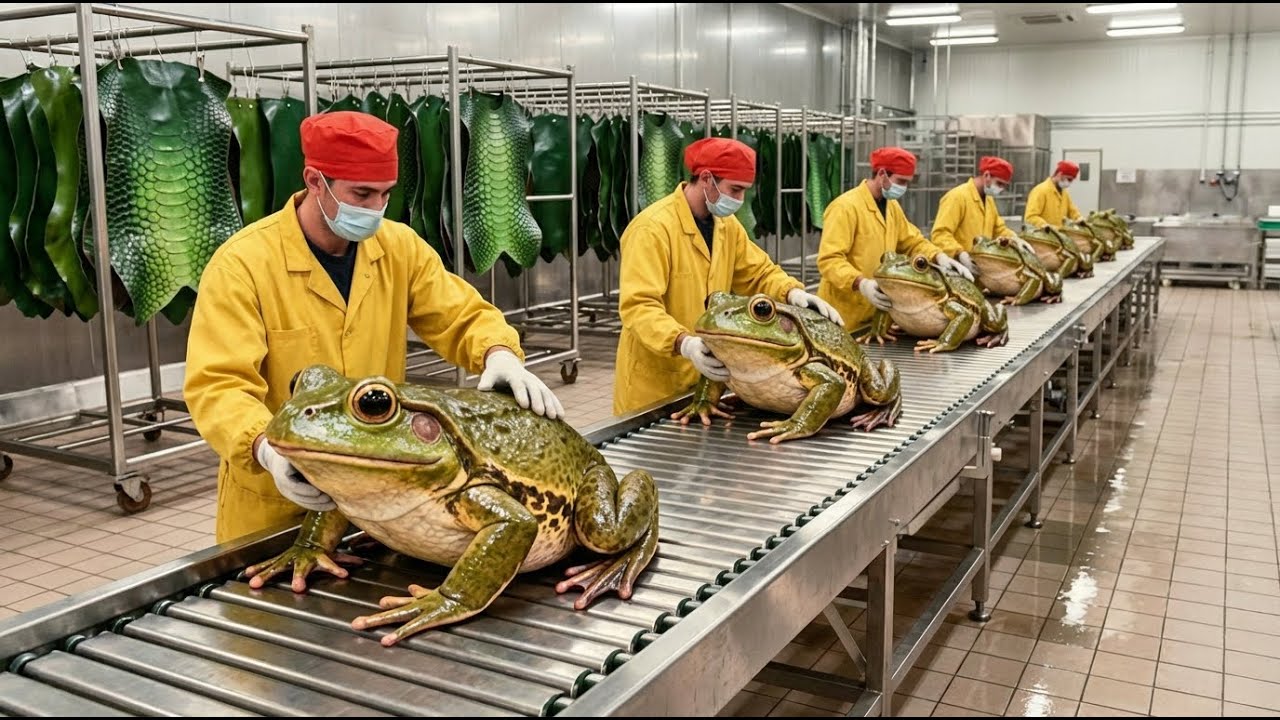 Inside a Rare Frog Leather Factory: The Exotic Skin Process Behind Luxury Goods