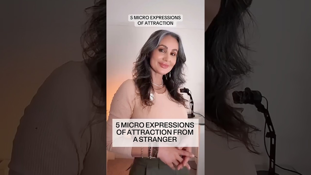 5 micro expressions of attraction  #BodyLanguage #Attraction #Psychology #attract #flirting #flirt