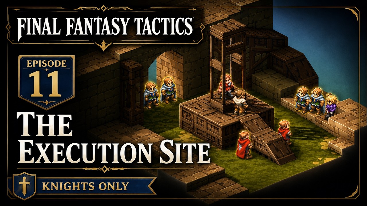 Final Fantasy Tactics - Knights Only Challenge Playthrough - Episode 11: The Execution Site