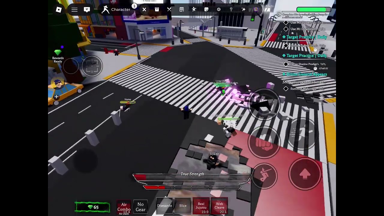 spider spy gaming plays jujutsu beatdown