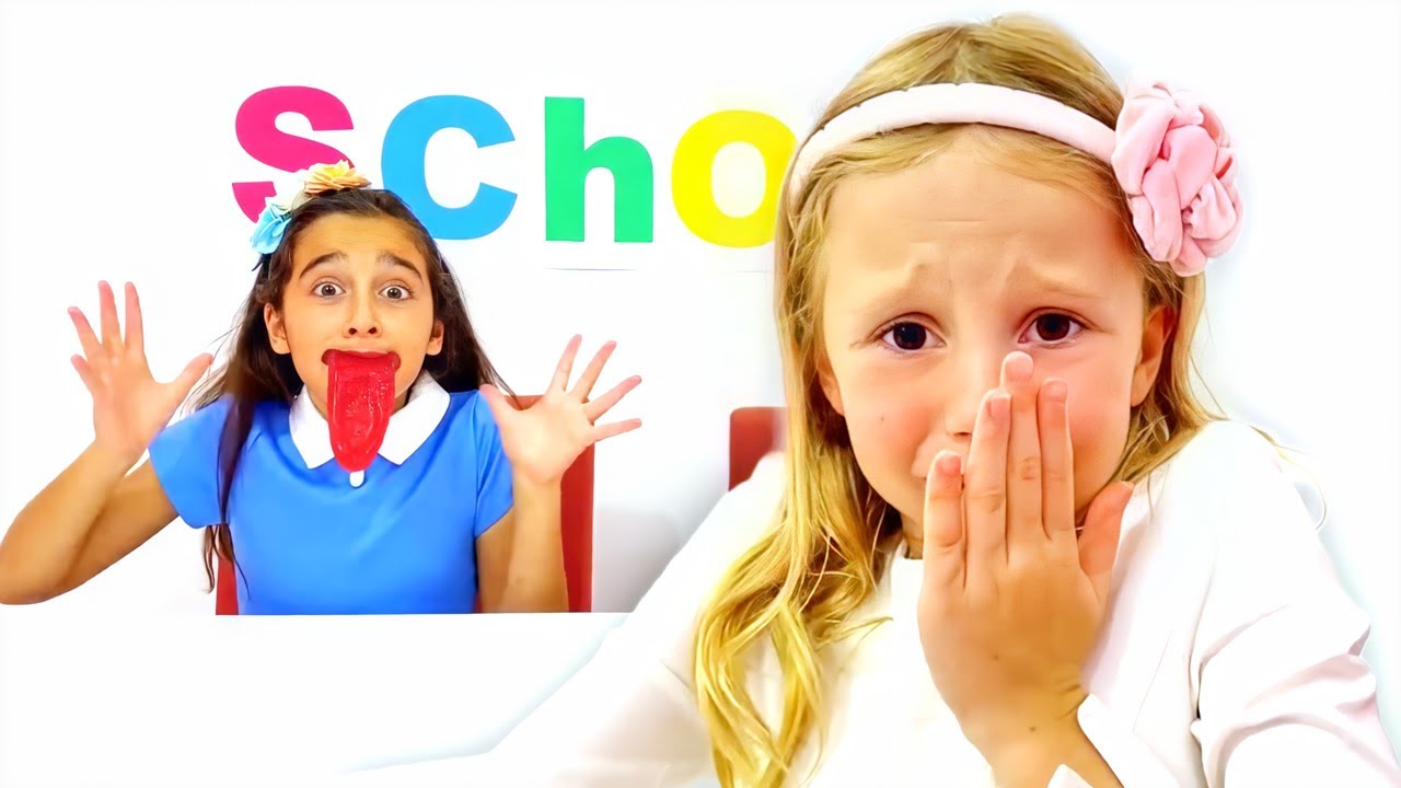 Nastya y amigos dulce desafío en la escuela para los niños