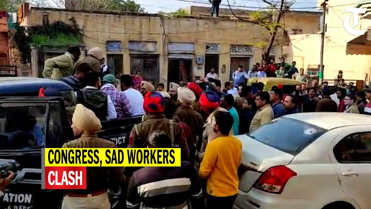 Punjab civic body polls: Congress, SAD workers clash in Dera Bassi