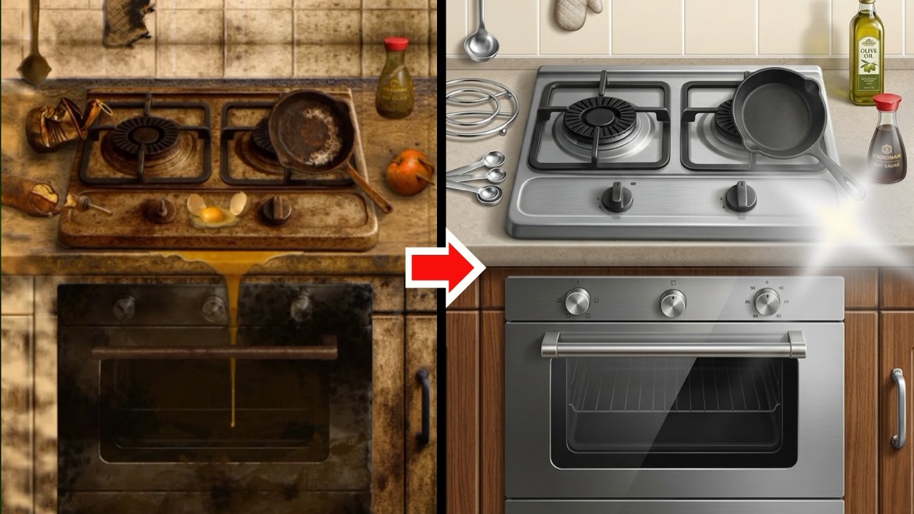 ASMR CLEANING Gas Stove, Bed, Aquarium