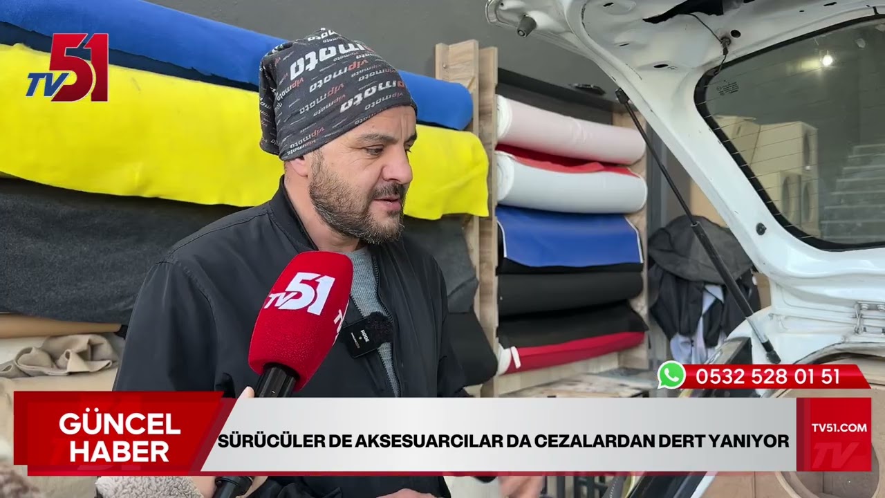 ￼ Sürücüler de aksesuarcılar da cezalardan dert yanıyor