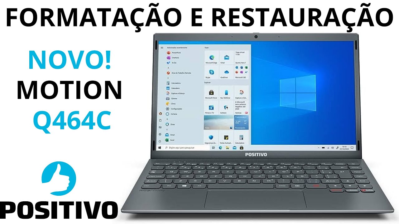🏆 FORMATAÇÃO NOTEBOOK POSITIVO MOTION