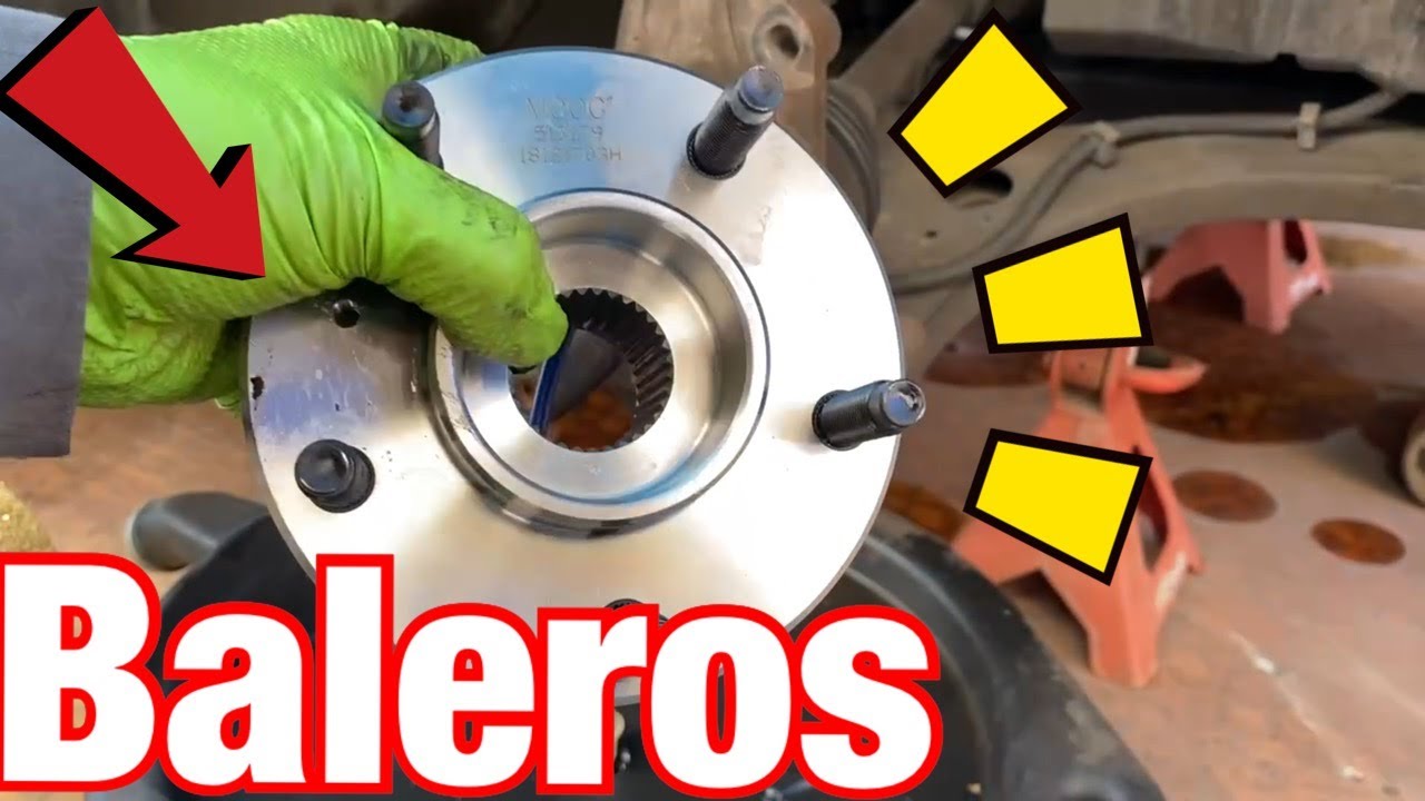 COMO CAMBIAR RODAMIENTOS O BALEROS DELANTEROS DE UNA MINIVAN CHEVY VENTURE BEARING