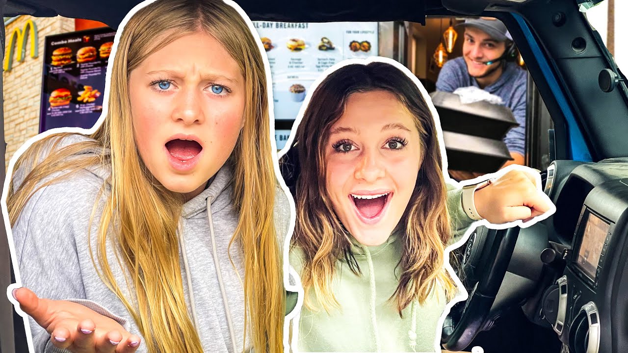 ORDERING WHATEVER the PERSON in FRONT of US ORDERS!! Challenge w/The Shumway Show