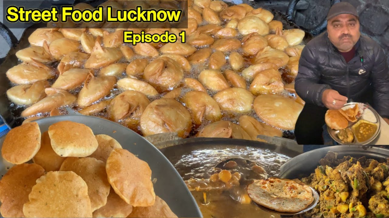 Street Food Lucknow | Guddu Tea Stall | Kamlesh Puri Corner |Lucknow Street Food |Trip4food