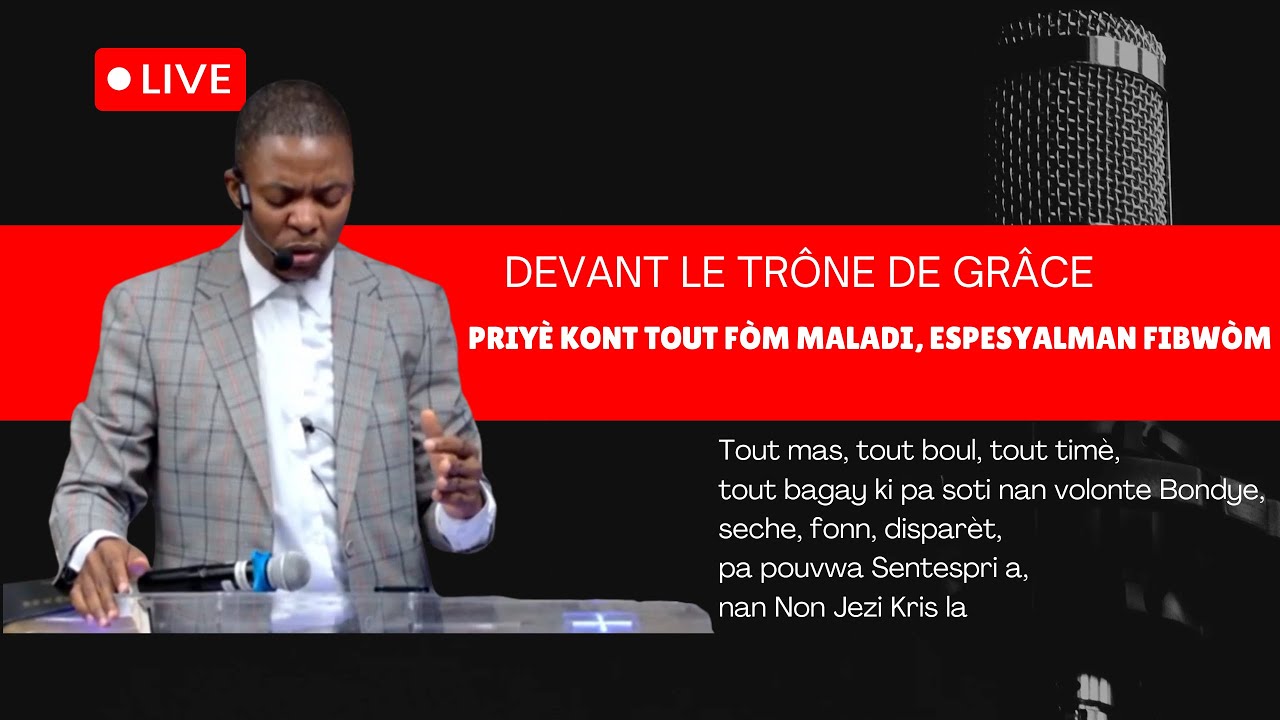 Mwen leve vwa mwen kont tout fòm maladi maladi kache,maladi ereditè,maladi ki vin pa atak espirityèl