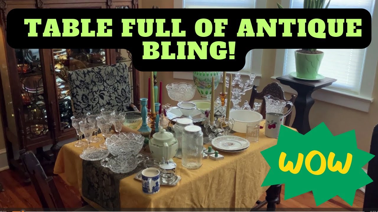 Antique McKee Glass, Moser Vase, EAPG, Art Deco and More!