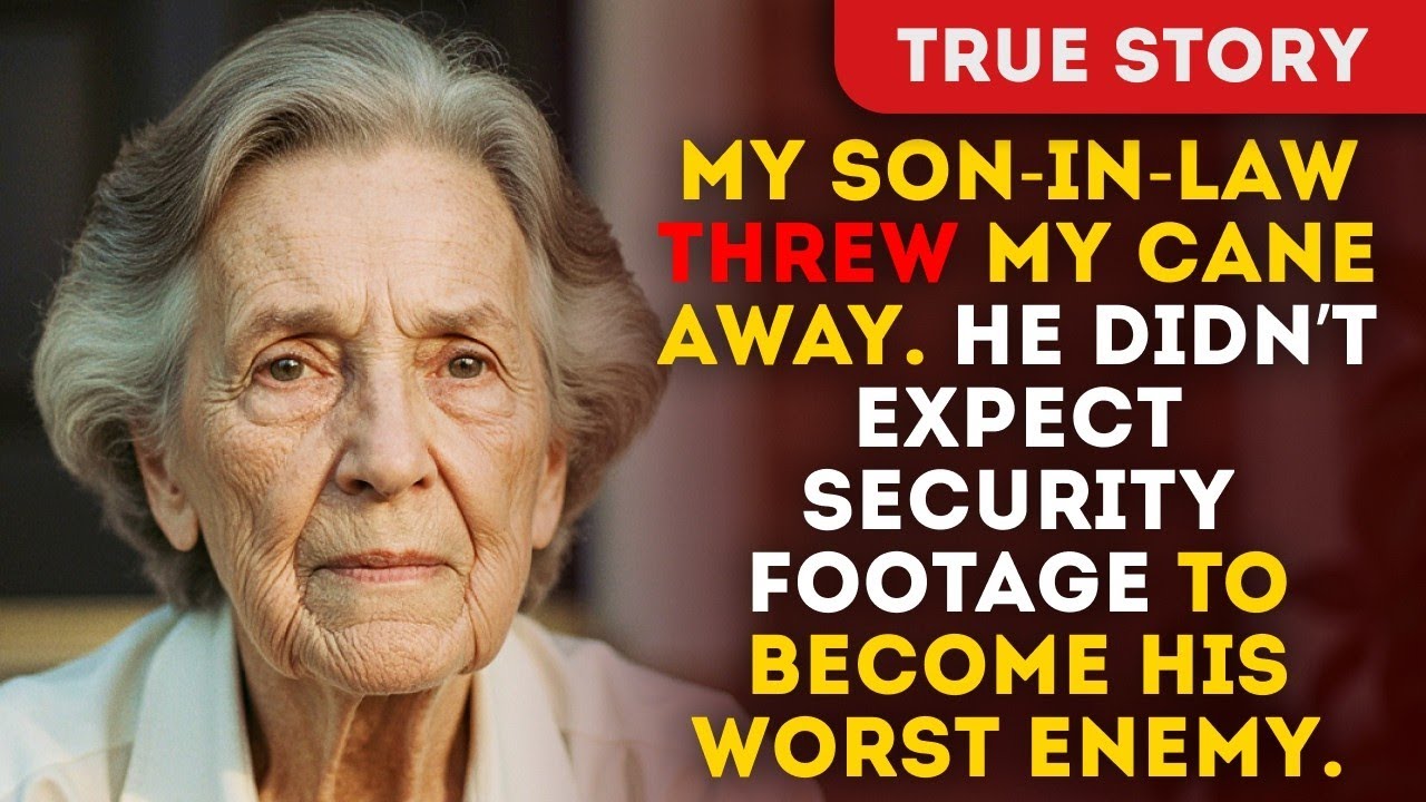 My Son-In-Law Threw My Cane Away. He Didn’t Expect Security Footage To Become His Worst Enemy.