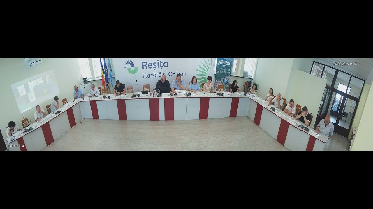 SEDINTA ORDINARA A CONSILIULUI LOCAL DIN DATA DE 26 IUNIE 2025