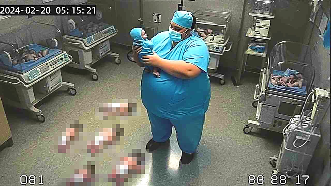 Evil Nurse Caught On Camera