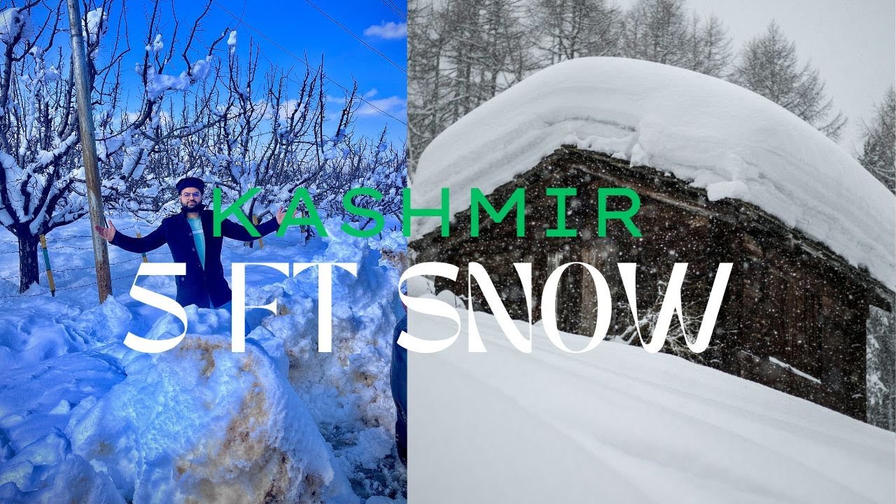 5 Feet❄️ Snow In Kashmir🏔️| Beautiful Destination | Vlog 71