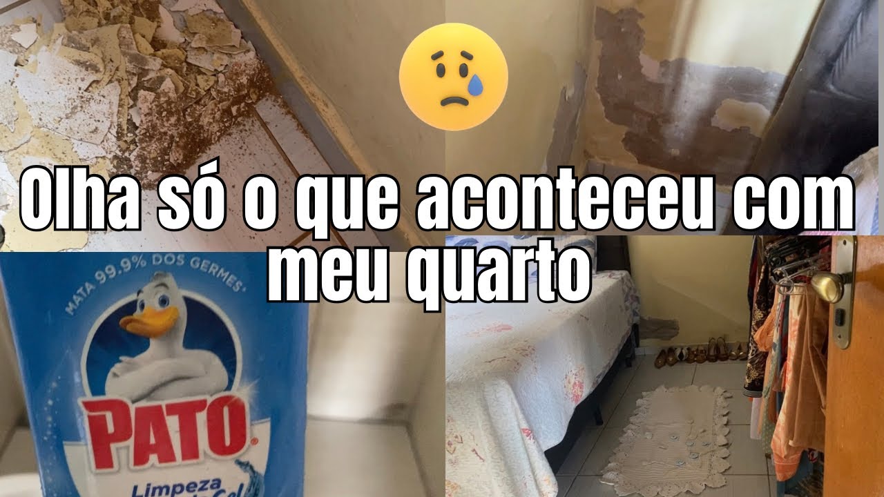 Dei uma faxina no meu quarto e no banheiro, venha conferir como ficou 