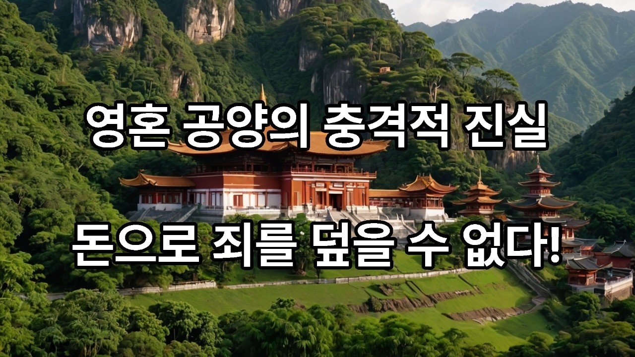 영혼 공양의 충격적 진실 돈으로 죄를 덮을 수 없다! The Shocking Truth About Soul Offering: Money Cannot Cover Up Sins!