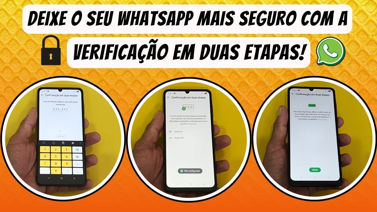 CONTA BLINDADA! 🔐 Como Ativar a VERIFICAÇÃO Em DUAS ETAPAS No WhatsApp